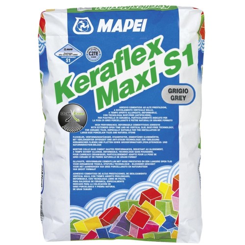 Adeziv Mapei Keraflex Maxi S1 Zero pentru placare piscine, 25 kg - Mapei