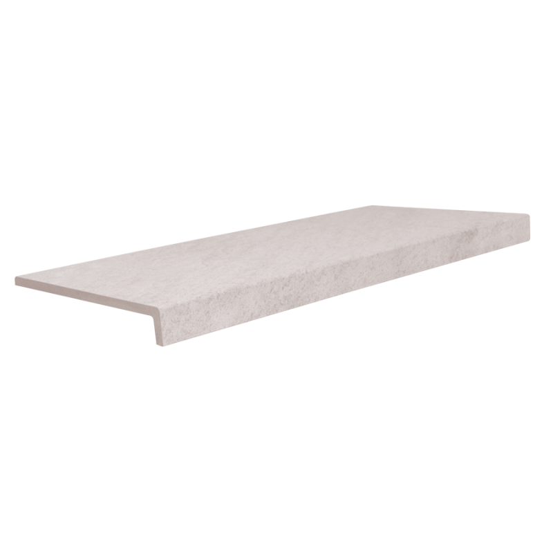 Bordura White Stone pentru piscina din portelan 625x317x40mm