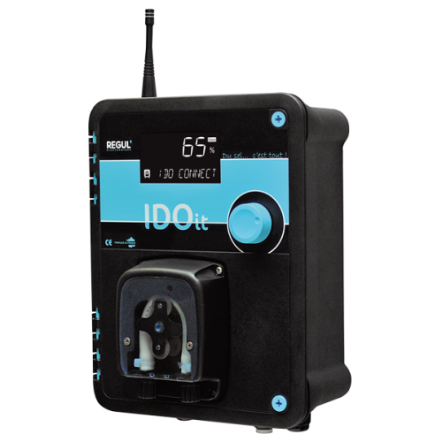 Electrolizor de sare pentru piscina cu pompa dozare pH, iDOit, 50 mc - Regul fr IDOit 50 PH si TDS