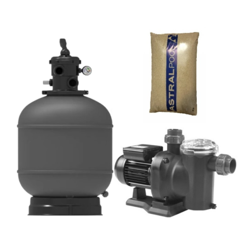 Kit de filtrare apa piscina 6 m3/h, 24-48 m3, AstralPool kit1.d400