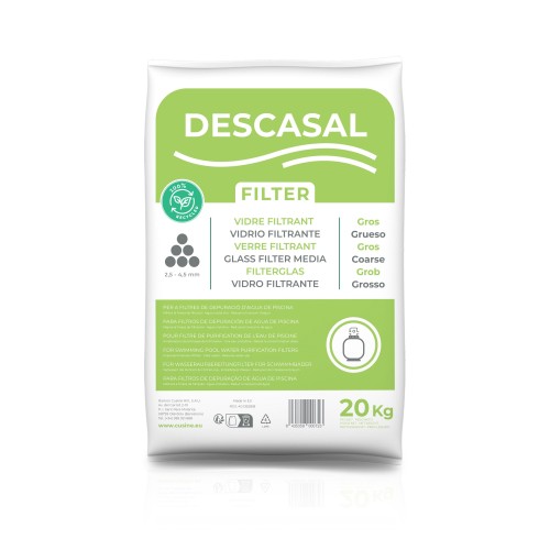 Nisip sticla pentru filtrarea apei din piscina, granulatie 2- mm, 20 kg 03606