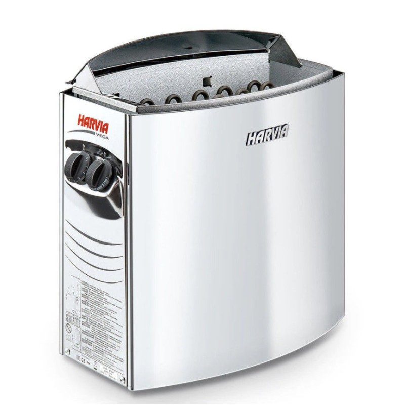 Incalzitor sauna Vega cu panou incorporat, 6 kW, 5-8 m3 - Harvia HCB600400S