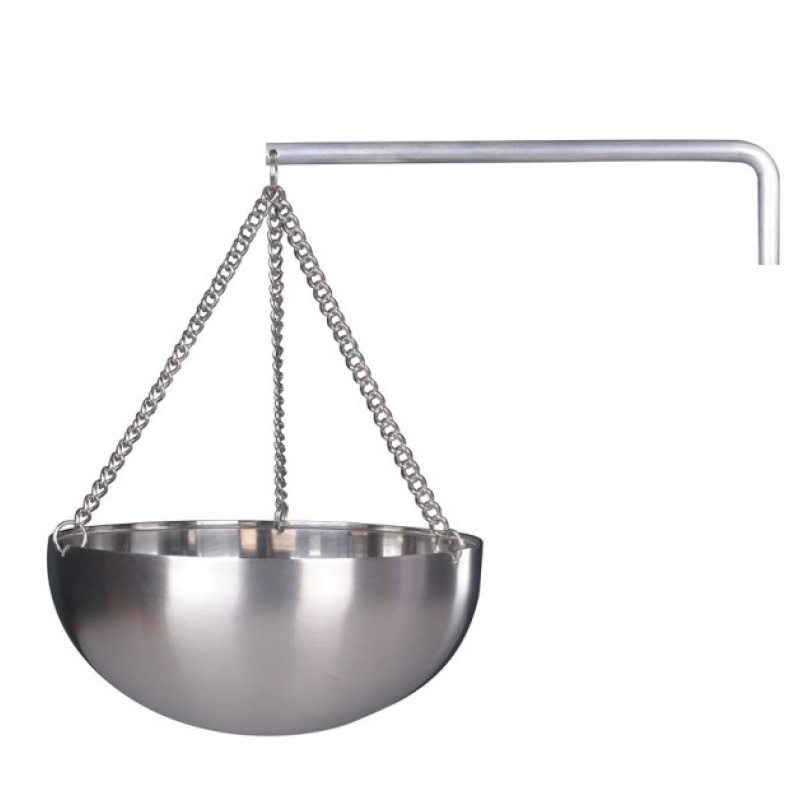 Bol din inox pentru aromaterapie in sauna uscata