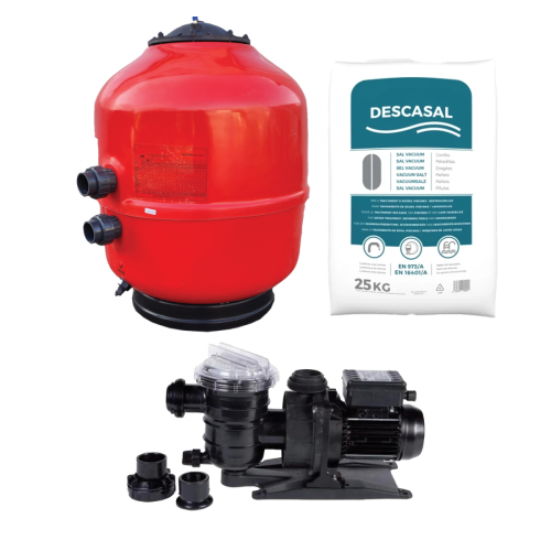 Kit filtrare apa piscina 10 m3/h, 36-45 m3, Pentair KIT1 D500