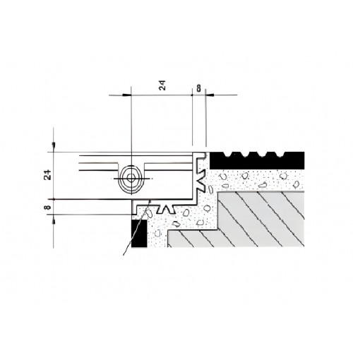 Profil gratar perimetral AstralPool 00224