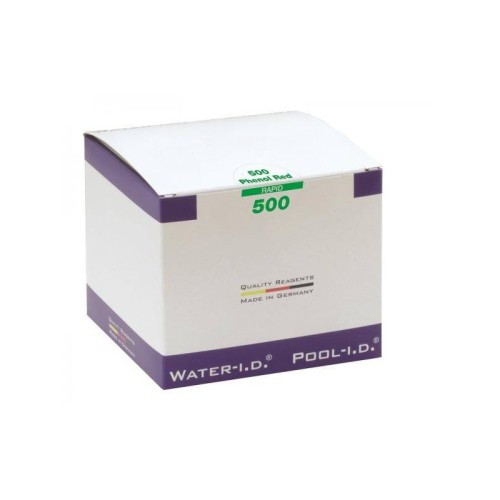 Tablete reactivi pentru tester cu pastile, pH - Phenol-Red, 500 bucati 