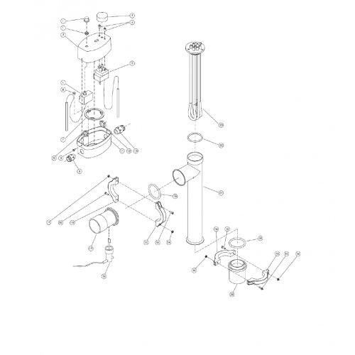 Incalzitor electric din titan 18kW - MaxDapra
