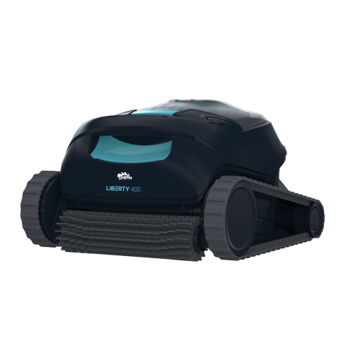 Robot automat curatare piscina, pentru podea, pereti si linia apei, bluetooth, fara cablu, lungime piscina max 10 m, Liberty400 - Dolphin Maytronics Liberty400