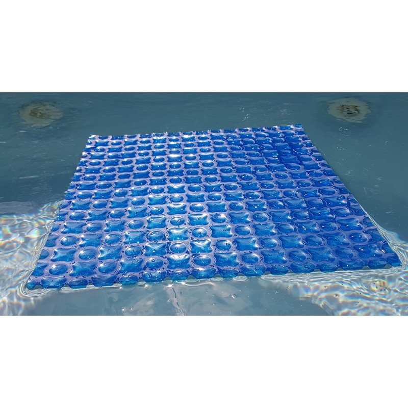 Prelata de vara pentru piscina, albastra, 500 microni, dimensiune 12x4 m