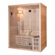 Sauna uscata finlandeaza Igneus din lemn de pin canadian, 2 persoane, 150x105x190 cm - Wellis