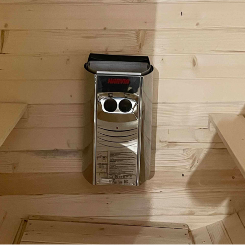 Sauna uscata exterioara din lemn de brad, diferite dimensiuni, Colectia Elite