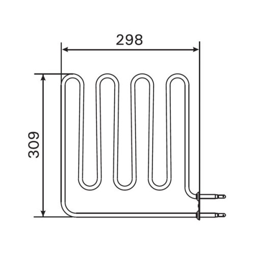 Rezistenta pentru incalzitoare electrice 2000 W - Harvia ZSB-226