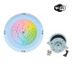 Kit proiector cu LED RGB si suport prindere liner, plat, 10 W, KIT10RGB