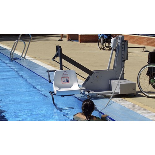 Lift hidraulic portabil cu baterii pentru piscina Metalu 400