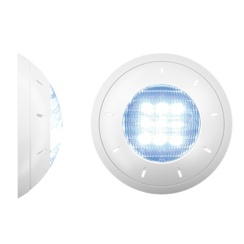 Proiector plat cu LED ALB Stella, 25W, cu suport de prindere pentru toate piscinele, CCEI France PF10R412