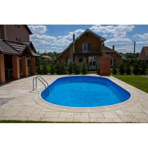 Dale de pavaj modular cu textura travertin - Arvore