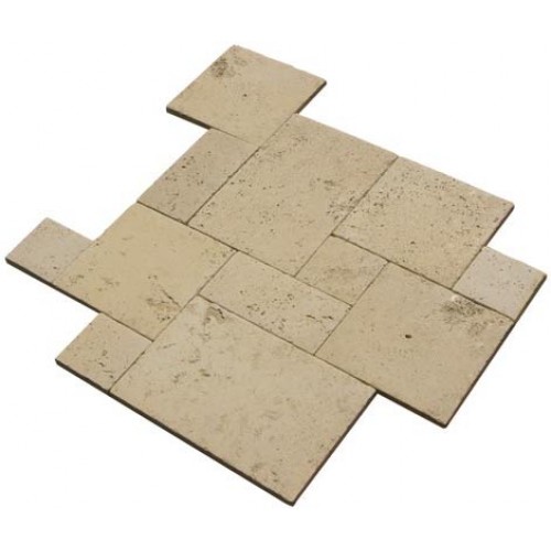 Dale de pavaj modular cu textura travertin - Arvore