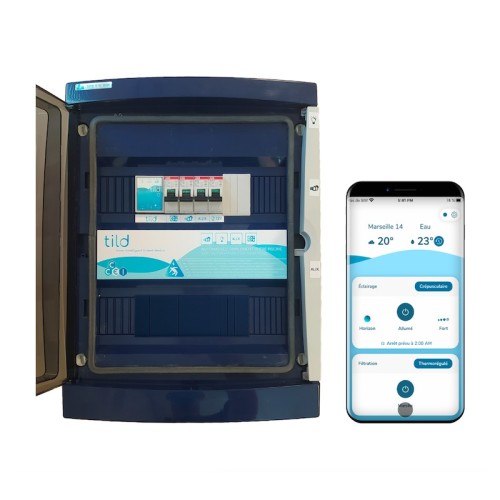 Panou electric pentru piscina cu Wi-Fi incorporat SMART TILD CCEI PF10Y700