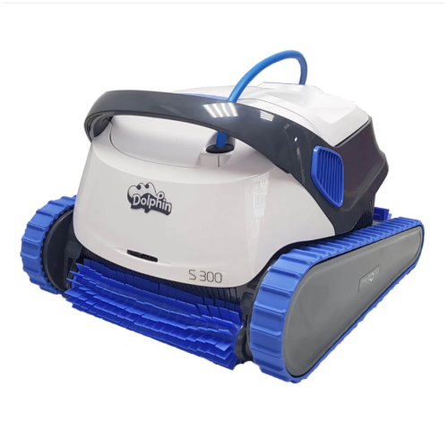 Robot automat curatare piscina, pentru podea, pereti si linia apei, 18 m cablu, lungime piscina max 12 m, S300 - Dolphin Maytronics S300