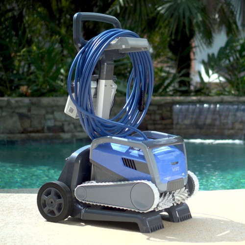 Robot automat curatare piscina, pentru podea, pereti si linia apei, wi-fi, 18 m cablu, lungime piscina max 15 m, M600 - Dolphin Maytronics M600