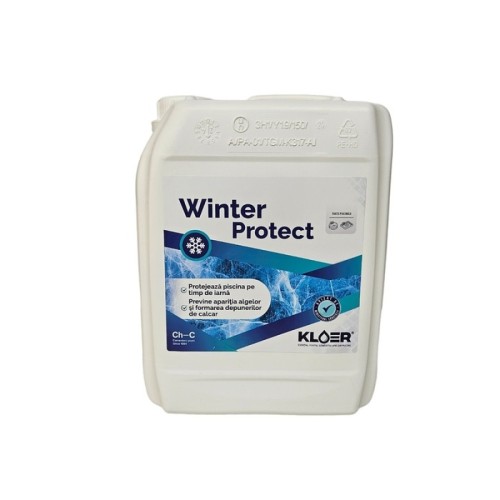 Pachet solutii iernare piscina, Winter protect, Clor granule, Anticalcar, Kloer, 15 kg