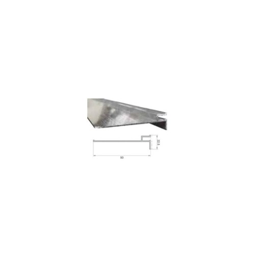 Profil din aluminiu 9 cm pentru prindere liner piscina