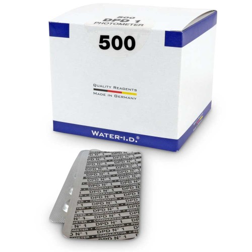 Tablete reactivi pentru tester electronic, Cl/Brom liber, DPD1, 500 bucati 