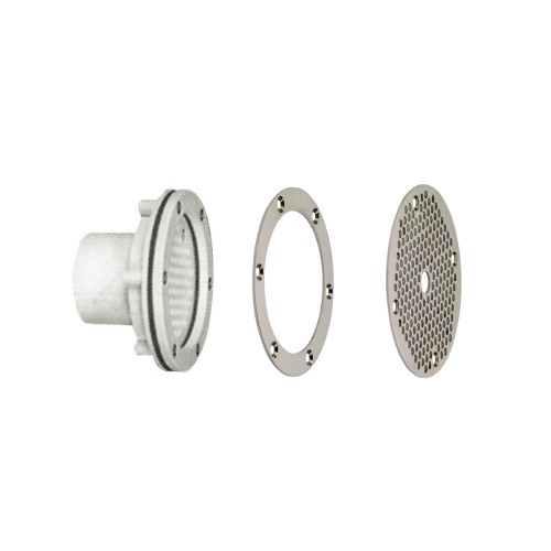 Duza aspiratie grila inox, corp ABS, lipire, pentru piscine pe liner/beton Vamilla 33321