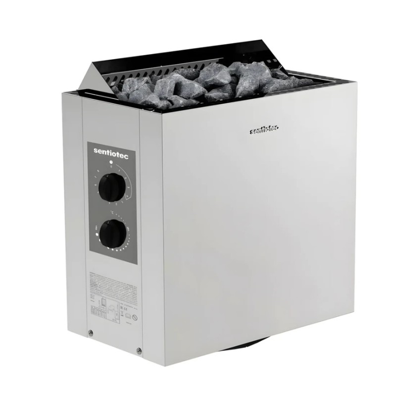 Incalzitor sauna Viking cu panou incorporat, 4.5 kW, 3-6 m3 - Sentiotec 1048562