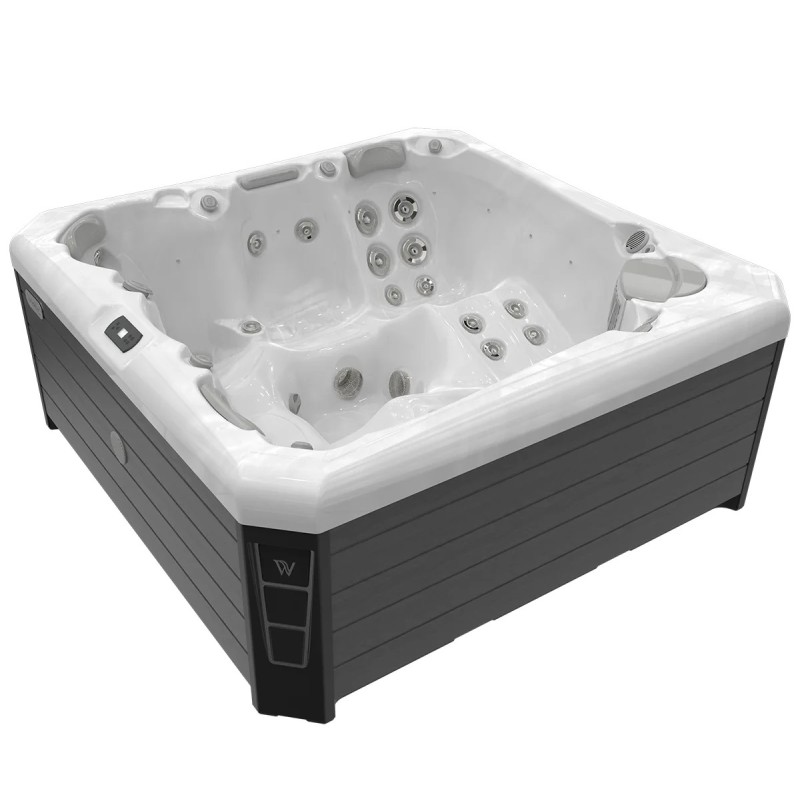 Jacuzzi exterior Atlas Palermo Deluxe pentru 5 persoane + capac termic - Wellis