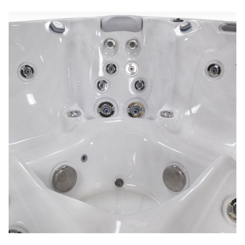 Jacuzzi exterior Atlas Palermo Deluxe pentru 5 persoane + capac termic - Wellis