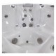 Jacuzzi exterior Atlas Palermo Deluxe pentru 5 persoane + capac termic - Wellis