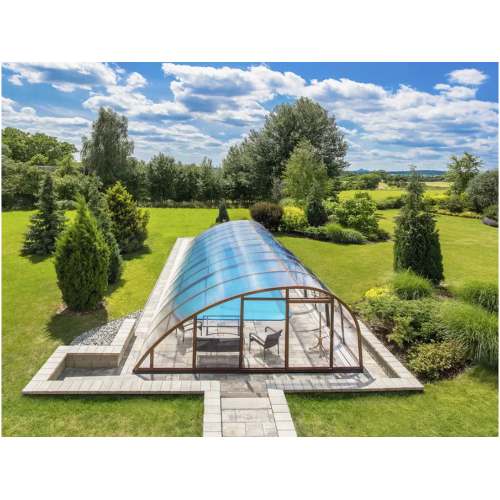 Acoperire piscina din policarbonat Albixon - Monaco Future