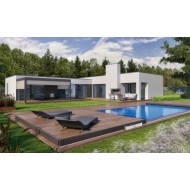 Acoperire piscina tip terasa mobila - Bergen 6 x 3m