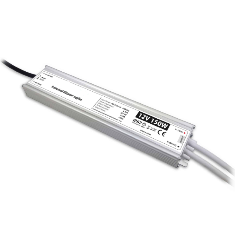 Transformator iluminat LED, 150W, 12v - DC, IP67