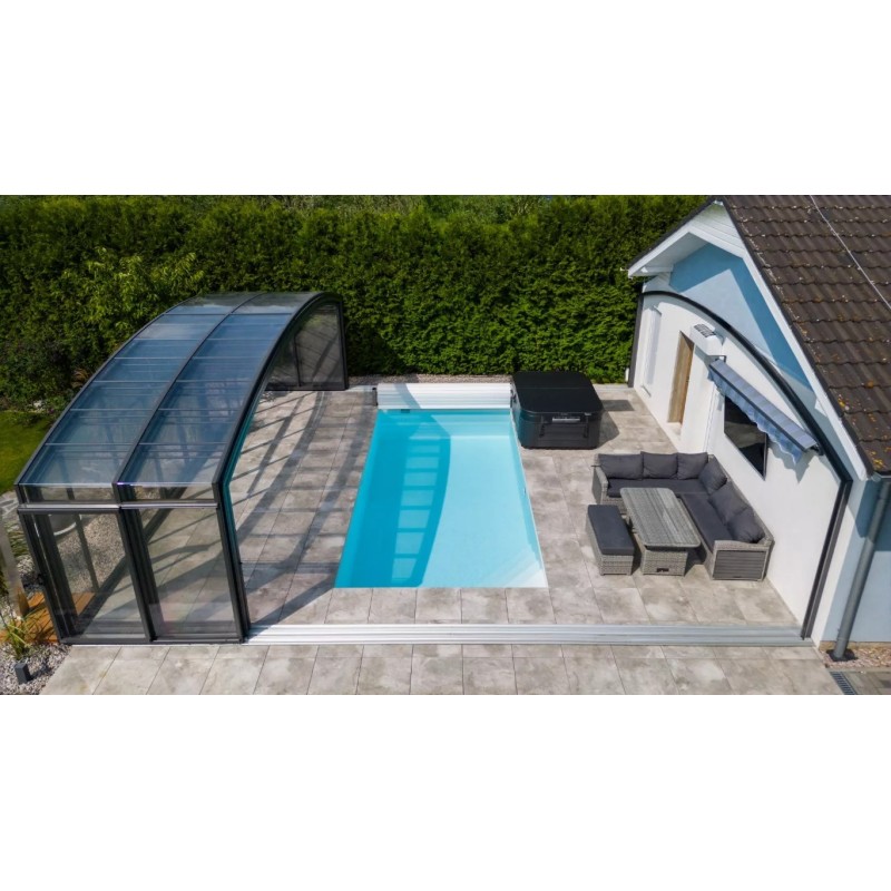 Acoperire piscina din policarbonat Casablanca