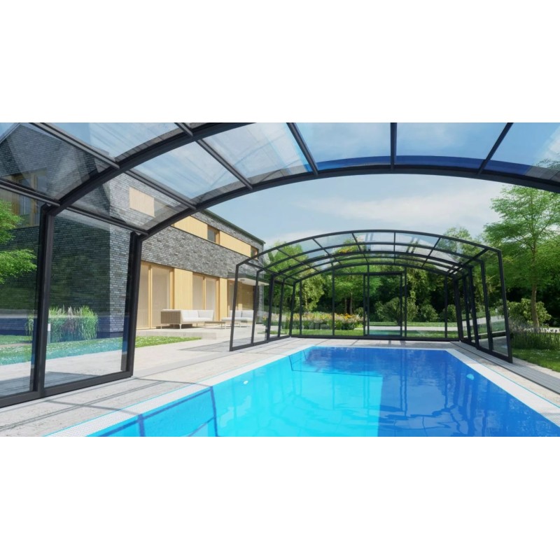 Acoperire piscina din policarbonat Casablanca