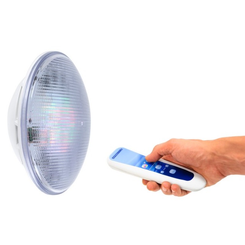 Bec cu LED RGB LumniPlus Wireless cu telecomanda, 27W, PAR56 - AstralPool 59126