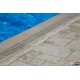 Bordura piscina cu textura travertin 50x32x3 cm