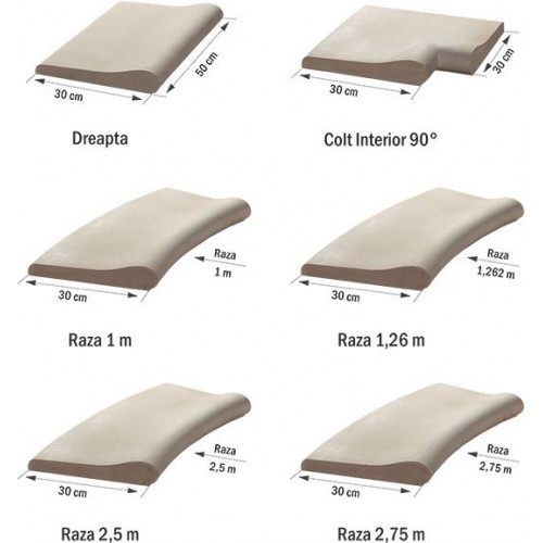 Borduri speciale pentru piscina StarStone