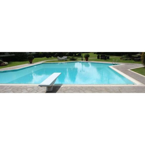 Liner PVC antiderapant pentru placare piscina, 1.5 mm, Albastru Caraibe, SopremaPool 156966/VC-A