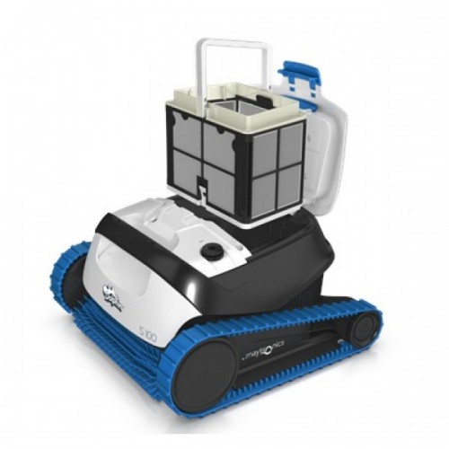 Robot automat curatare piscina, pentru podea si pereti, 15 m cablu, lungime piscina max 10 m, S100 - Dolphin Maytronics S100