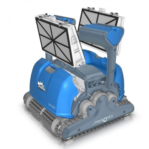 Robot automat curatare piscina, pentru podea, pereti si linia apei, wi-fi + telecomanda, 18 m cablu, lungime piscina max 15 m, M500 - Dolphin Maytronics M500