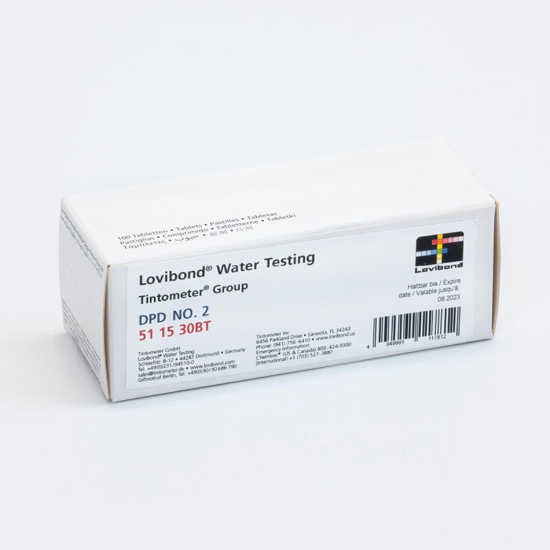 Tablete reactivi pentru tester cu pastile, Cl combinat, DPD2, 250 bucati - Lovibond