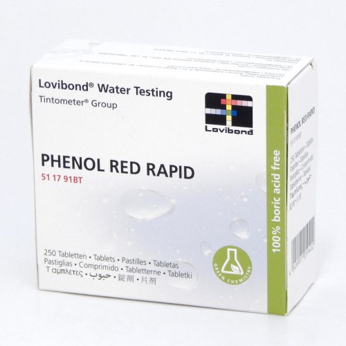 Tablete reactivi pentru tester cu pastile, pH - Phenol-Red, 250 bucati - Lovibond