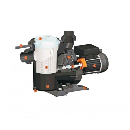 Pompa filtrare apa piscina 7.5 mc/h la 10 mca, 0.38 kW, 230V AstralPool Victoria Plus 38769