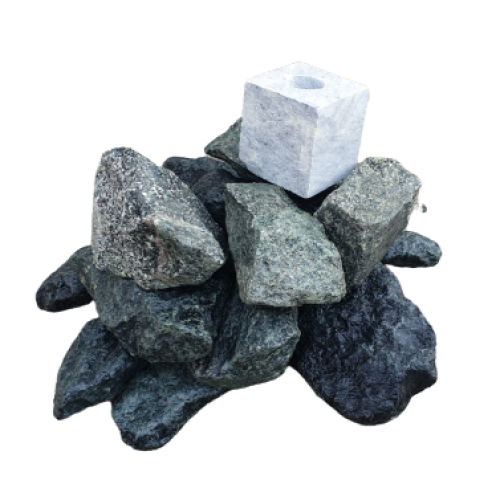 Minipiatra patrata pentru arome pentru sauna uscata