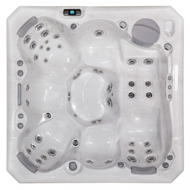 Jacuzzi exterior Malaga Life Deluxe pentru 6 persoane + capac termic - Wellis