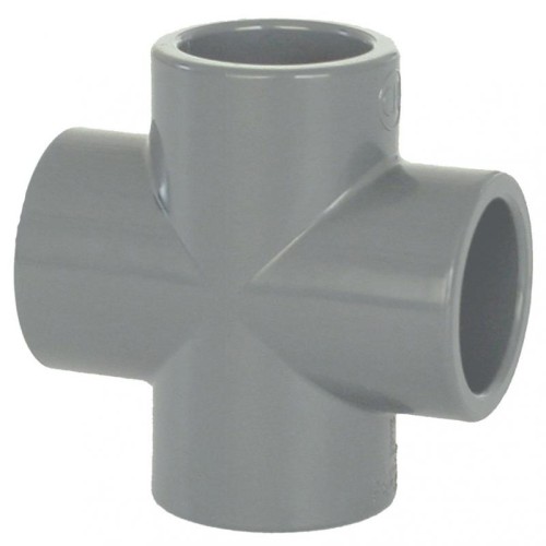 Cruce PVC-U 50 mm