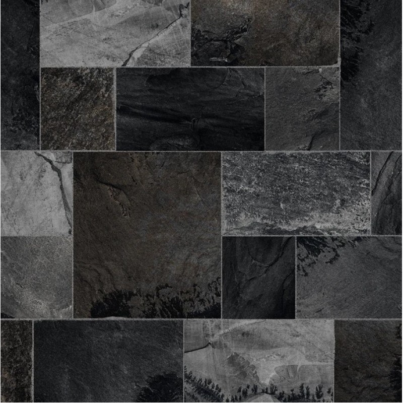 Liner PVC 3D pentru placare piscina, 1.8 mm, Alkor Brown Basalt, CGT 